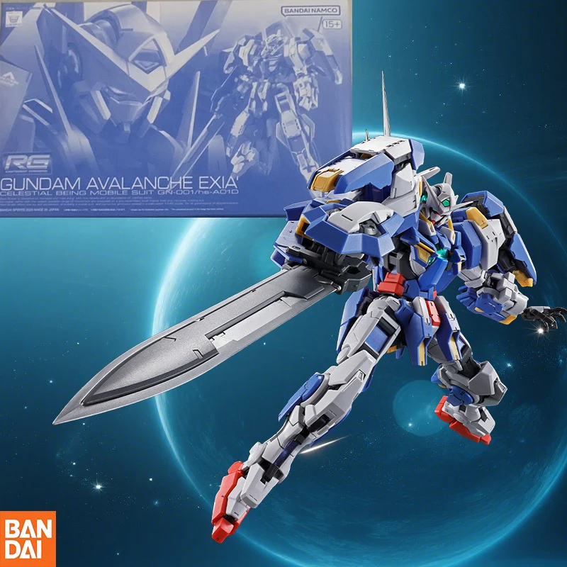 

Bandai Original RG Web Limited Edition Gundam Avalanche Exia Anime Action Figure Assembly Model Toys Gifts For Children