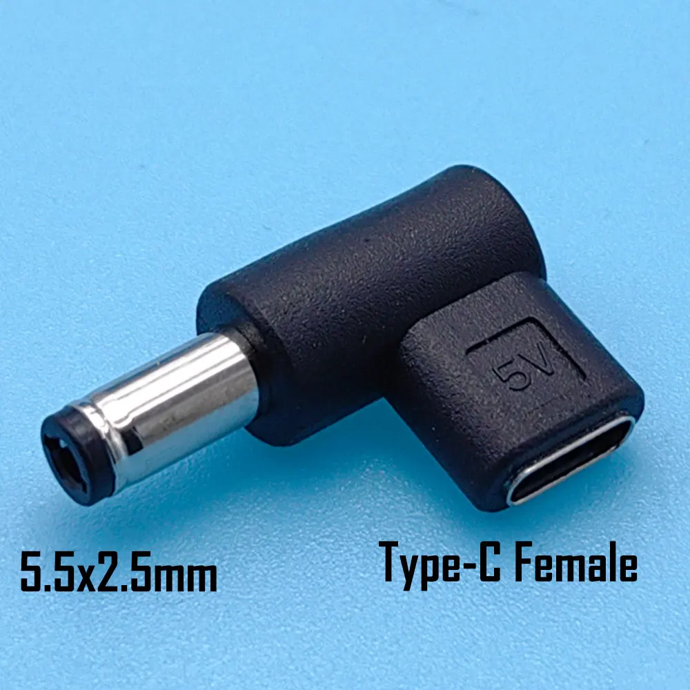1Piece Type-C PD to DC power adapter 3.5*1.35/4.0*1.7/5.5*2.5/5.5*2.1mm Converter Adapter Plug