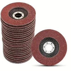 1pc 4.5 Inch Flap Discs 40 60 80 120 Grit Grinding Discs 4 1/2 Assorted Sanding Grinding Wheels,Aluminum Oxide Abrasives,Grind