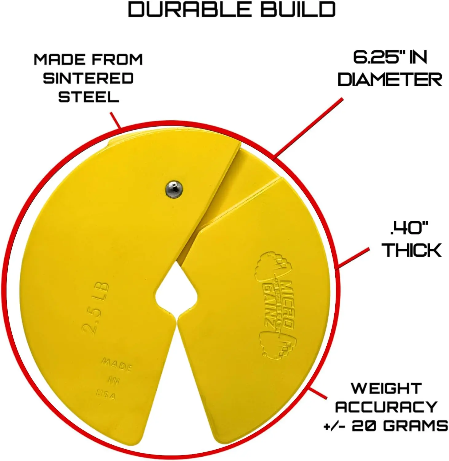Dumbbell Fractional Plates Weight Set Four Pieces