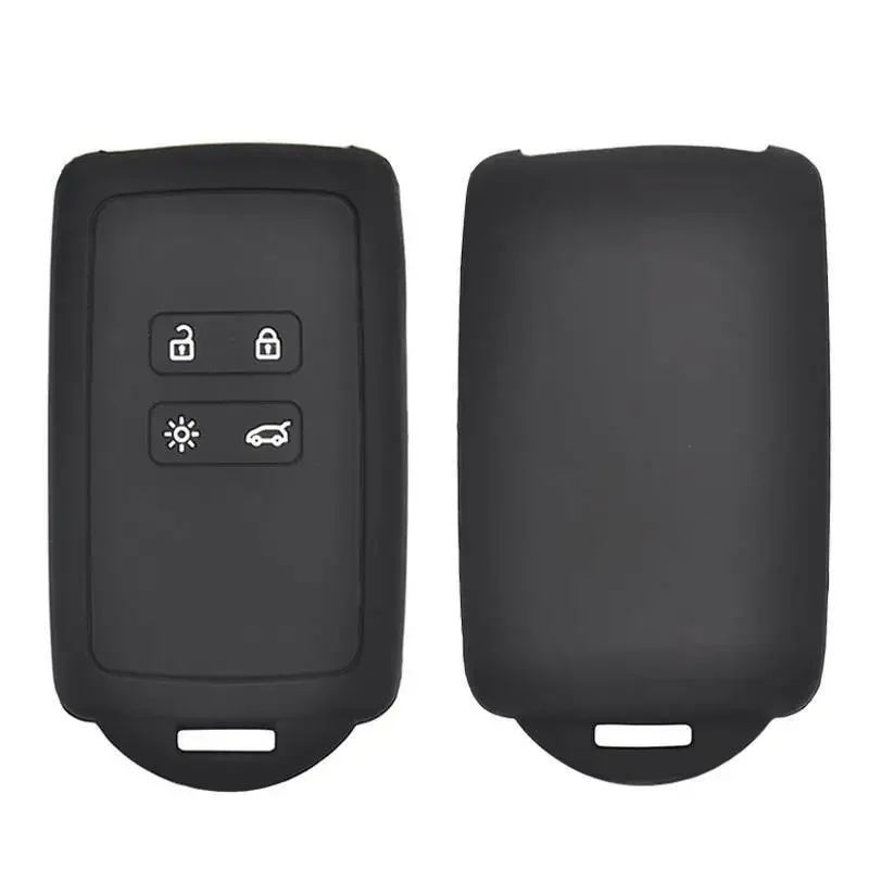 Car Smart Key Cover Fob 4 Button Car Key Replacement Remote Flip Key Cover For Renault Clio Koleos Megane Captur Kadjar