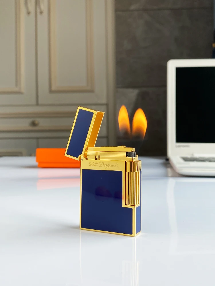 

Brand new classic metal paint business Langsheng lighter, inflatable lighter, loud lighter, high-end gift, fashionable