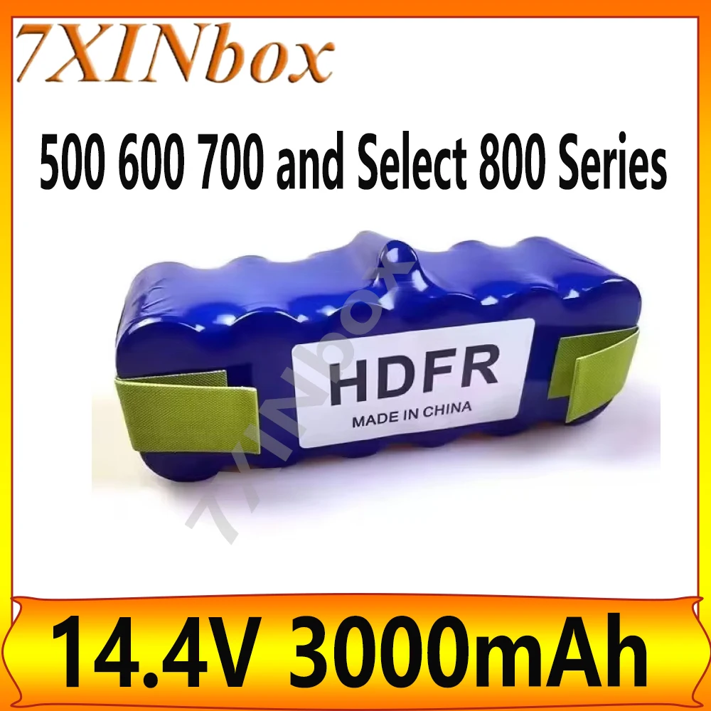 7XINbox For IRobot Roomba 14.4V 3000mAh For XLIFE Extended Life NI-MH Battery 500 600 700 and Select 800 Series