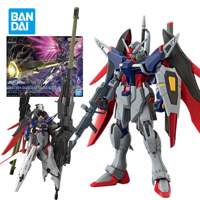 

BANDAI 67428 HG 1/144 ZGMF/A-42S2 Desting Gundam SpecⅡSP2 Zeus Silhouette Action Figures Gundam Seed Freedom Anime Model Kit