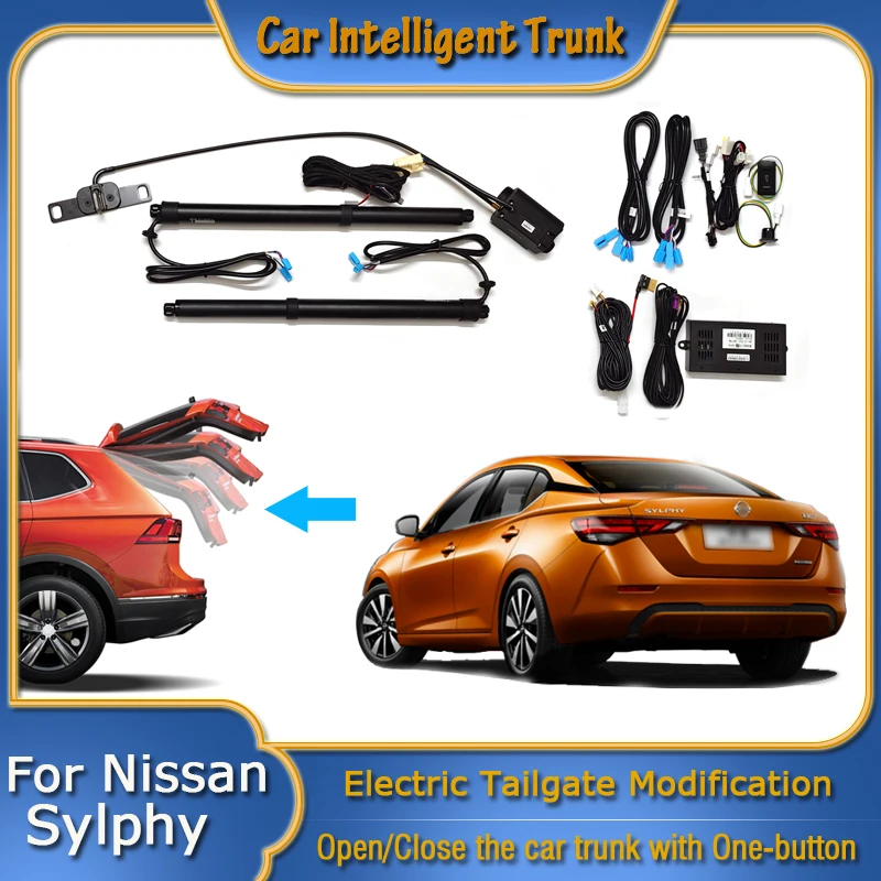 For Nissan Sylphy B18 2019~2024 Car Power Trunk Opening Electric Suction Tailgate Intelligent Tail Gate Lift Strut Modification