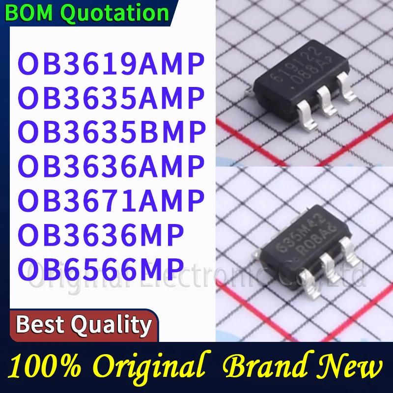 

5pcs/lot OB3619AMP OB3635AMP OB3635BMP OB3636AMP OB3671AMP OB3636MP OB6566MP In stock Original High quality