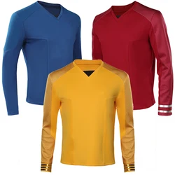 Christopher Pike Spock Cosplay Fantasy TV Space Travel Costume Disguise Adult Men Roleplay Fantasia Outfits Male Halloween Cloth