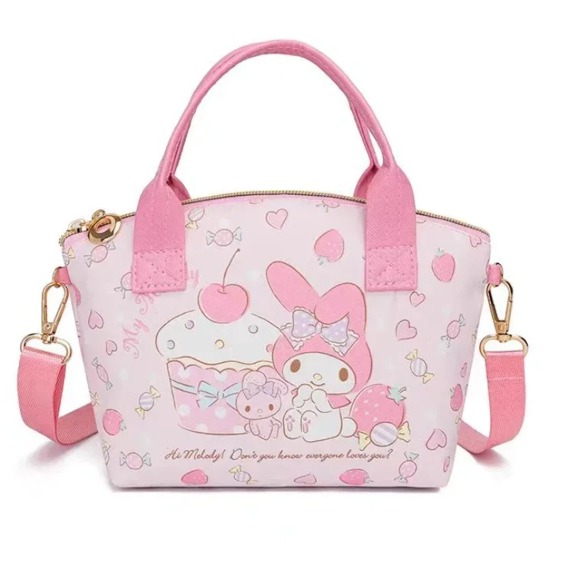 Sanrio-Bolso de dibujos animados Kulomi KT para niños, Cartera de doble uso, informal, a la moda