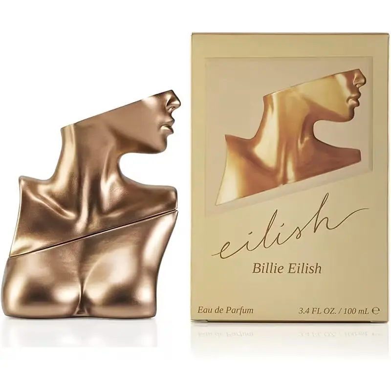 

Billie Eilish Eilish Парфюмерная вода, 100 мл, бутылка из скульптурной бронзы, насыщенный аромат, женский аромат