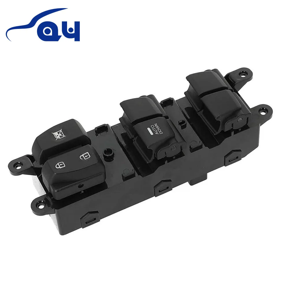 Electric window main switch, compatible with Hyundai IX25 Creta OE 93570-C9100 93570-C91004X, ABS plastic material, 18-pin