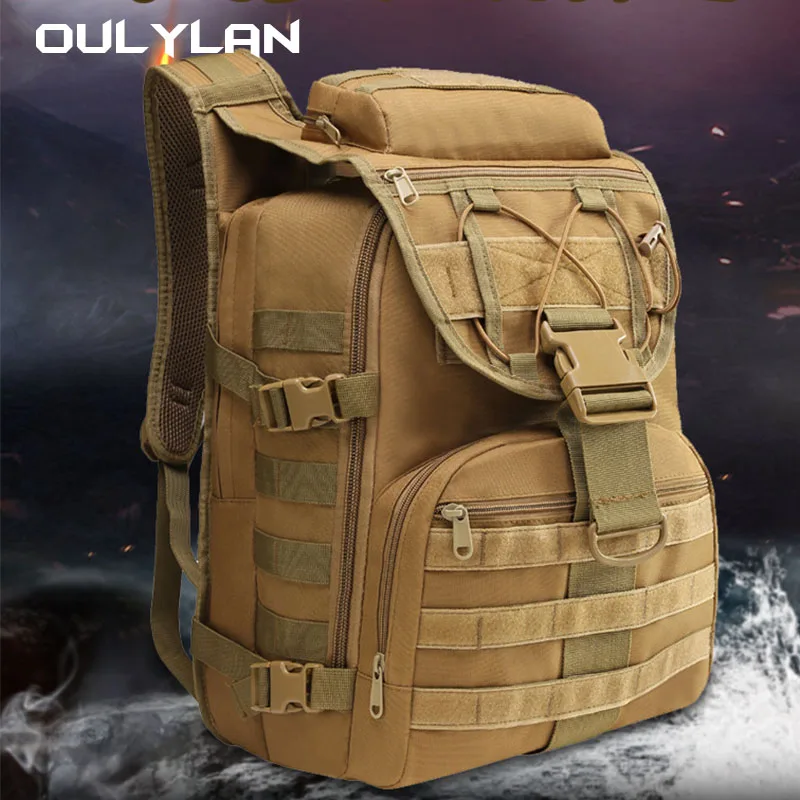 

Anti Splash Water Travel Cycling Backpack Outdoor Hiking Bag X7 Swordfish Tactical Assault Bag Men's Backpack Multifunctional