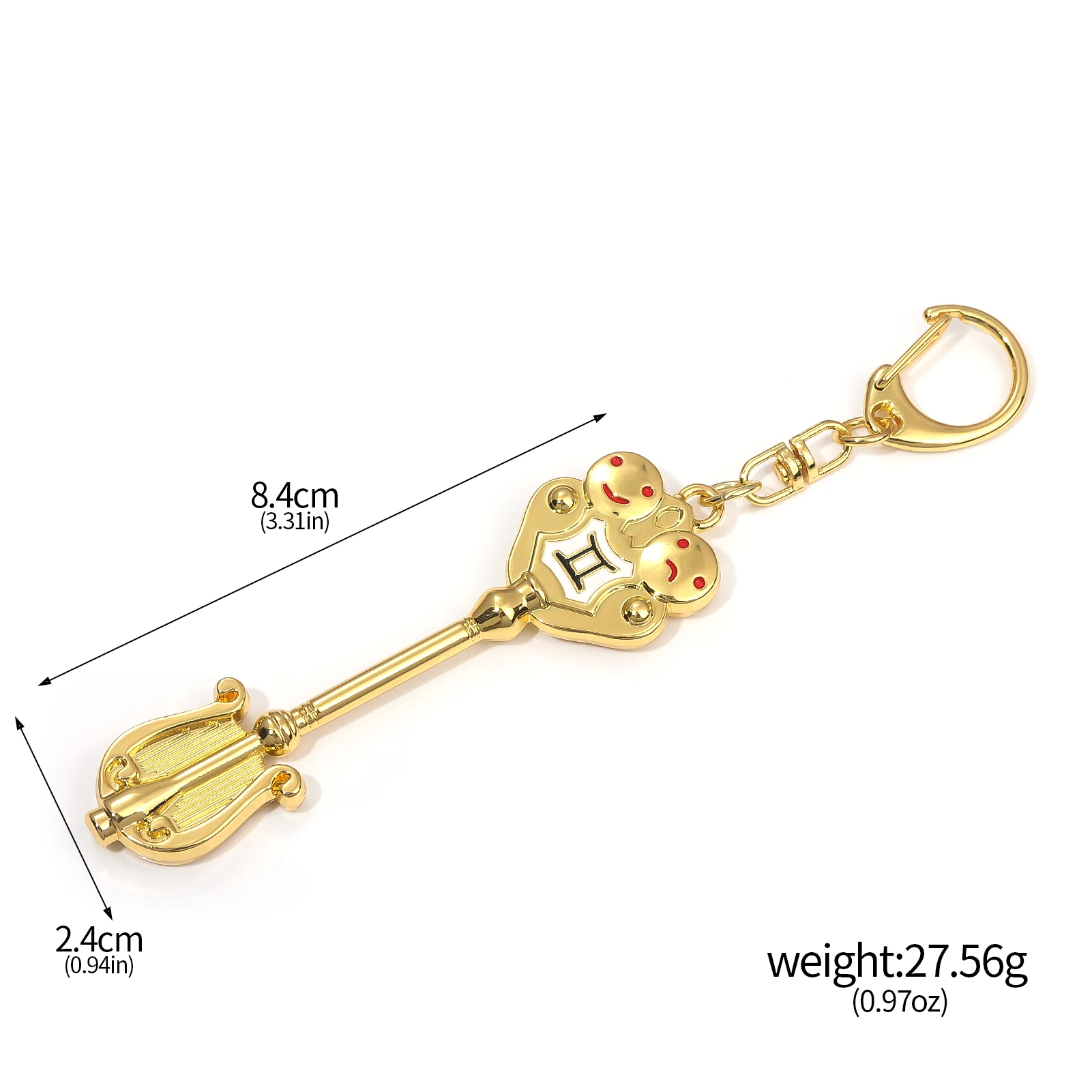 Anime FAIRY TAIL 12 Constellation Summoning Keychain Cosplay