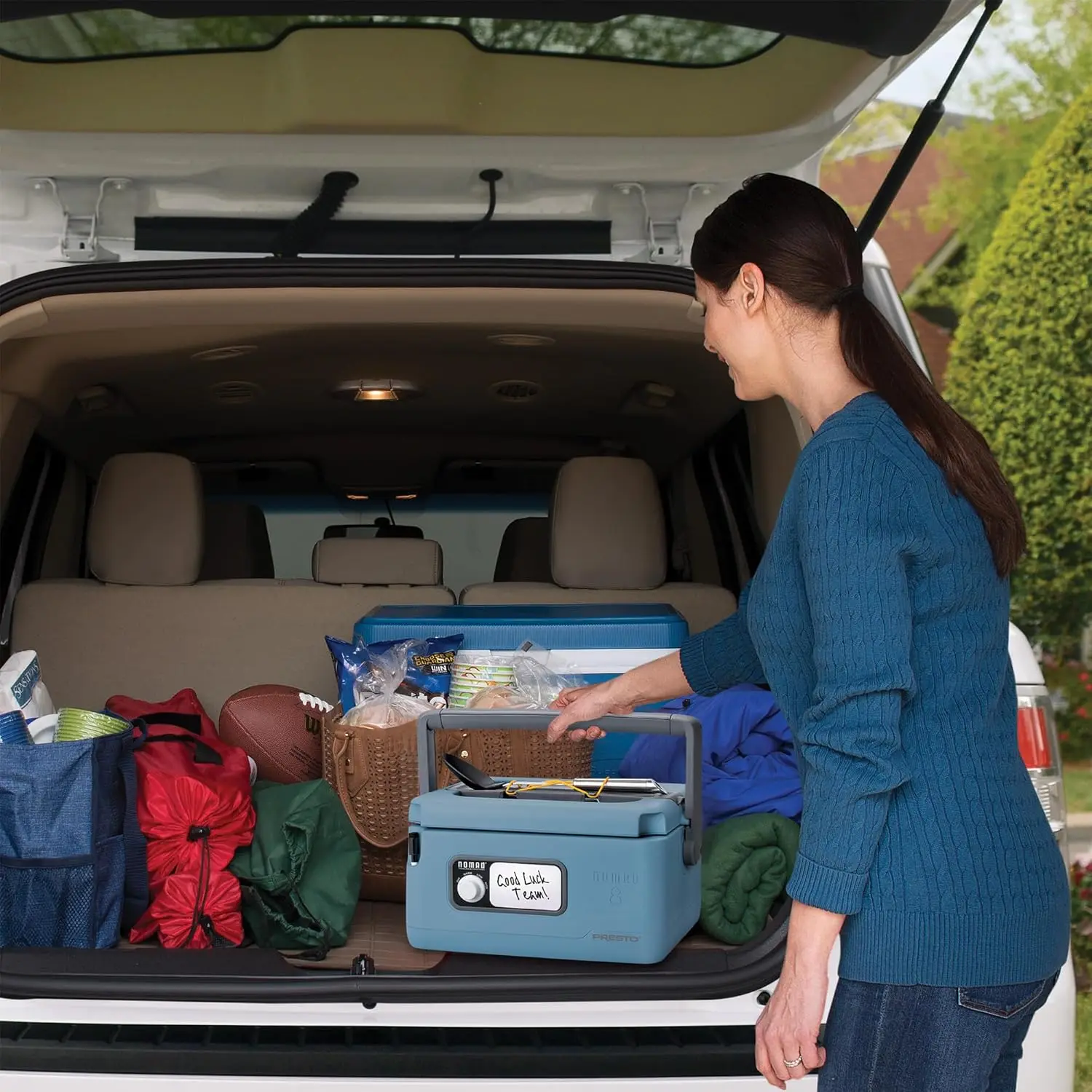 06017 طباخ Nomad السفر البطيء سعة 8 لتر، أزرق