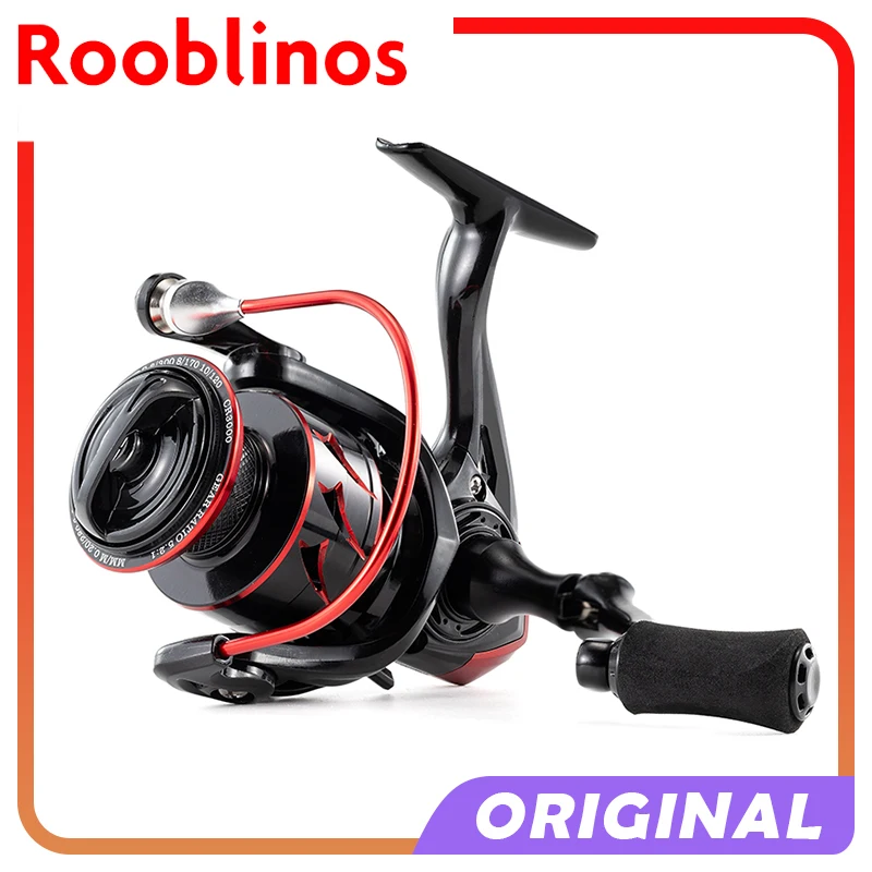 ROOBLINOS-CR Metal Body Saltwater Fishing Reel, 12kg Max Drag, Tackle