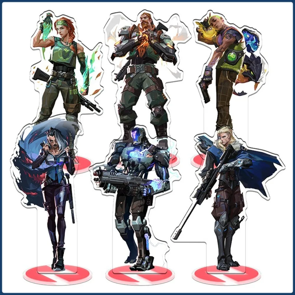 

Popular Shooting Game Acrylic Stand Model Goods Classic Cool Character Design Desktop Ornament Fans Collection Peripherals Gift