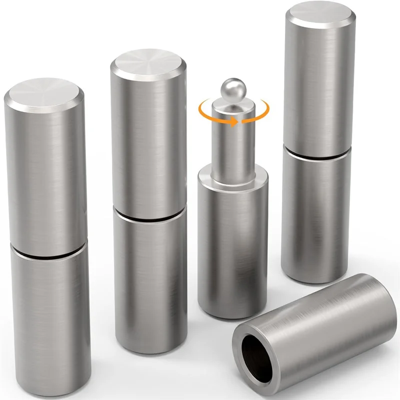 

N84R 4Piece Weldable Barrel Hinges 4⅛ X 1 Inch Heavy Duty Gate Hinges Weld On Hinges For Iron Door,Metal Gates,Ball Bearing