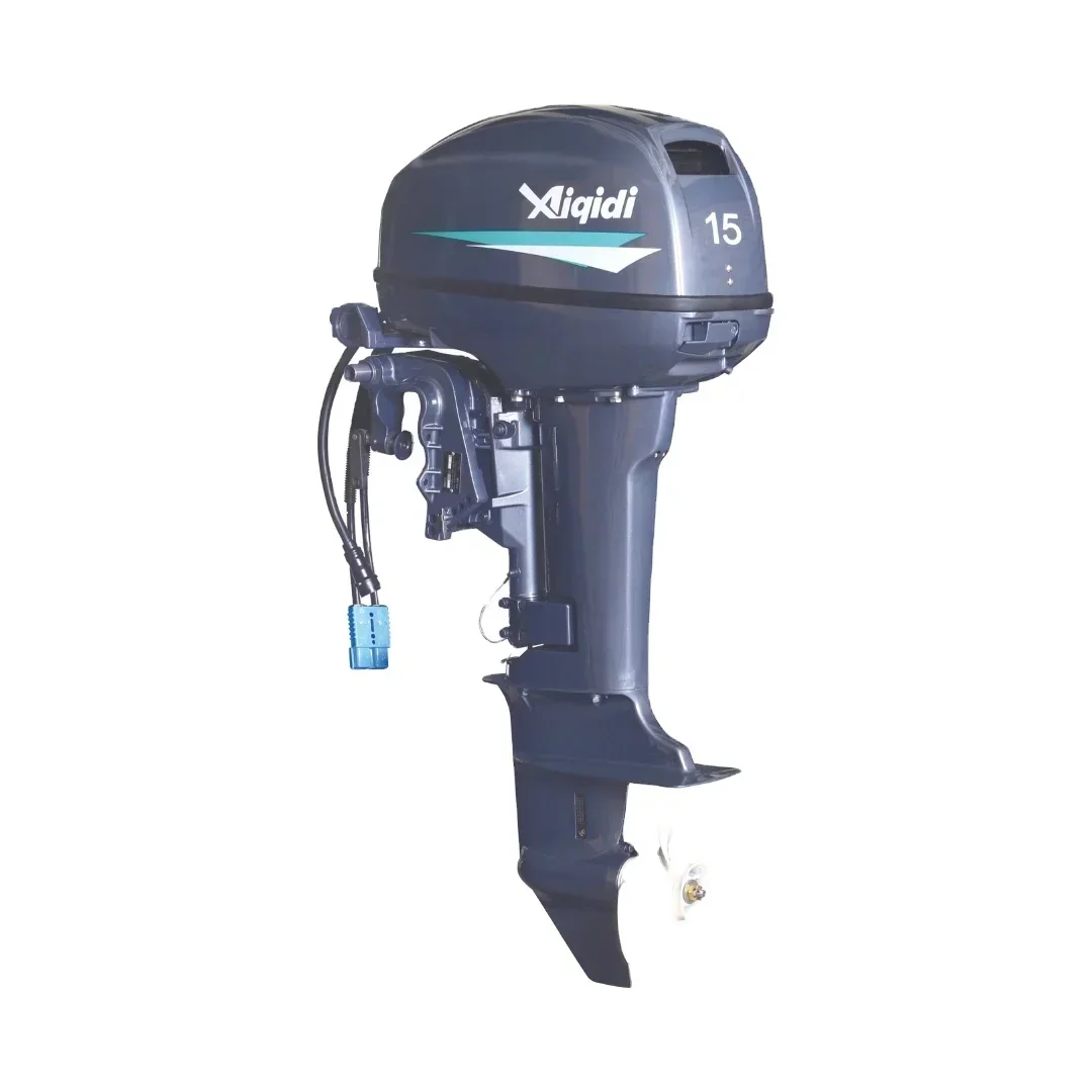 AIQIDI Hot Sale 72V 10HP Boat Motors Water Cooled Short/Long Shaft Motor E10 Electric Outboard Engine With Tiller Steering