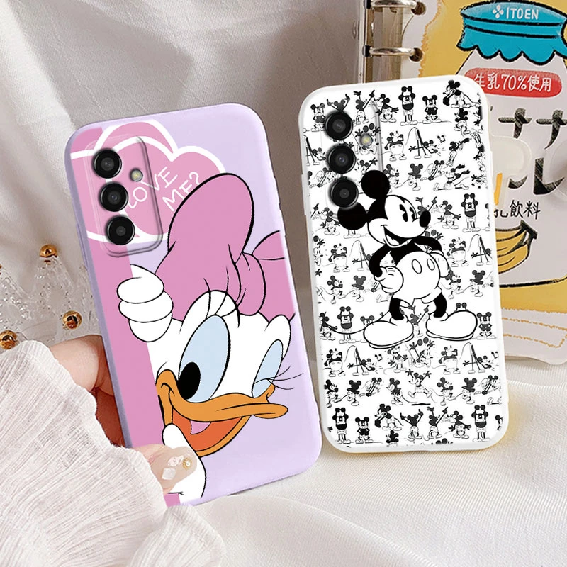 Daisy Minnie Love Friend Cover For Samsung Galaxy M13 4G Phone Case Silicone Soft Cartoon Cute Fundas For Samsung M 13 Protector