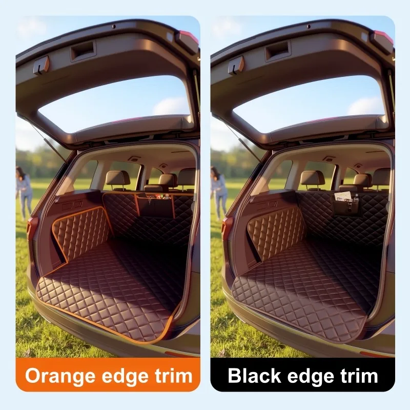 Pet Trunk Mat Waterproof Quilted Cargo Liner Wear Resistant SUV Van Dog Camping Travel Full Side Storage Protective Easy Clean - view 4
