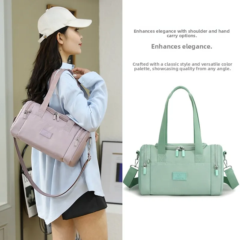 

Large Capaci Outdoor Casual Travel Bag oulder Crossbody Bag Waterproof Polyester Nylon Material Street Cool Sle Zipper ...