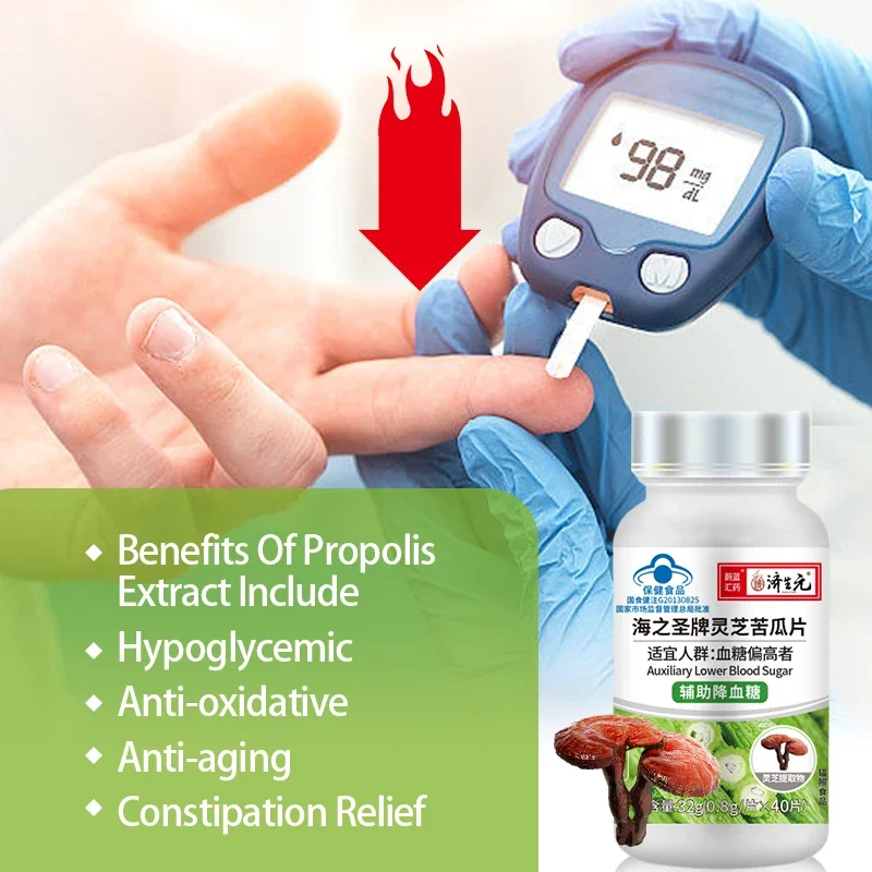 3 Bottles Diabetes Tablets Blood Sugar Diabetic Hyperglycemia Control High Blood Glucose Bitter Melon Extract Supplements