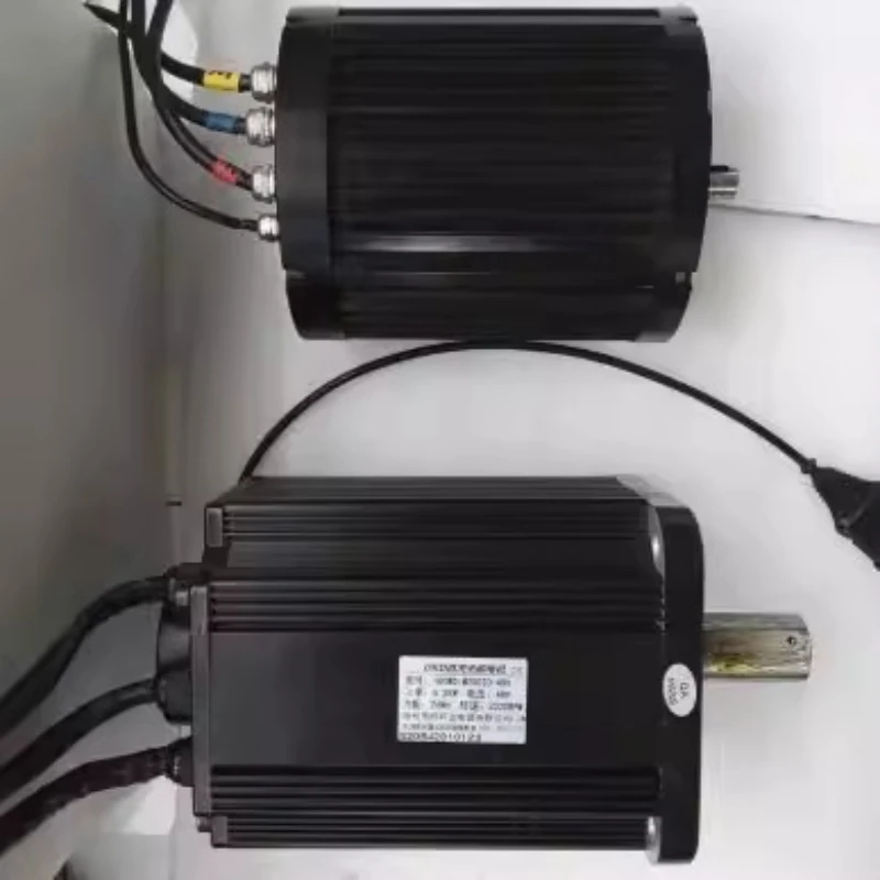 

180 Square 48V 4KW 4.2KW 4.5KW BLDC Brushless DC Motor 1500RPM Low Speed Torque Power System Industrial Traction Equipment