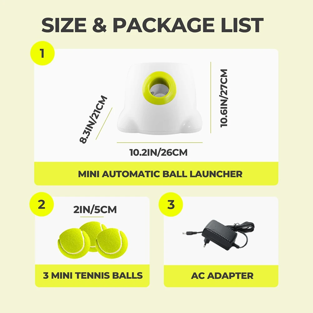 AFP Automatic Fetch Ball Launcher For Dogs Interactive Toys Throwing Machine Indoor Game Electric Dog Toy Accessory Tennis Balls