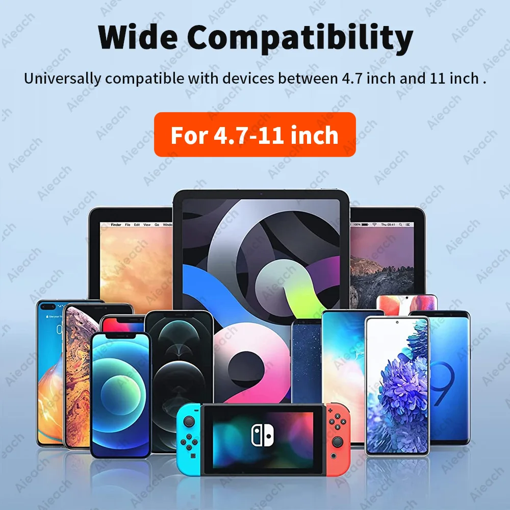 Stojak na tablet 360 °   Obrotowy uchwyt na telefon na biurko z aluminiowym ramieniem do iPad Pro Air Mini 4~11 Xiaomi Lenovo Samsung Tab — zdjęcie 3
