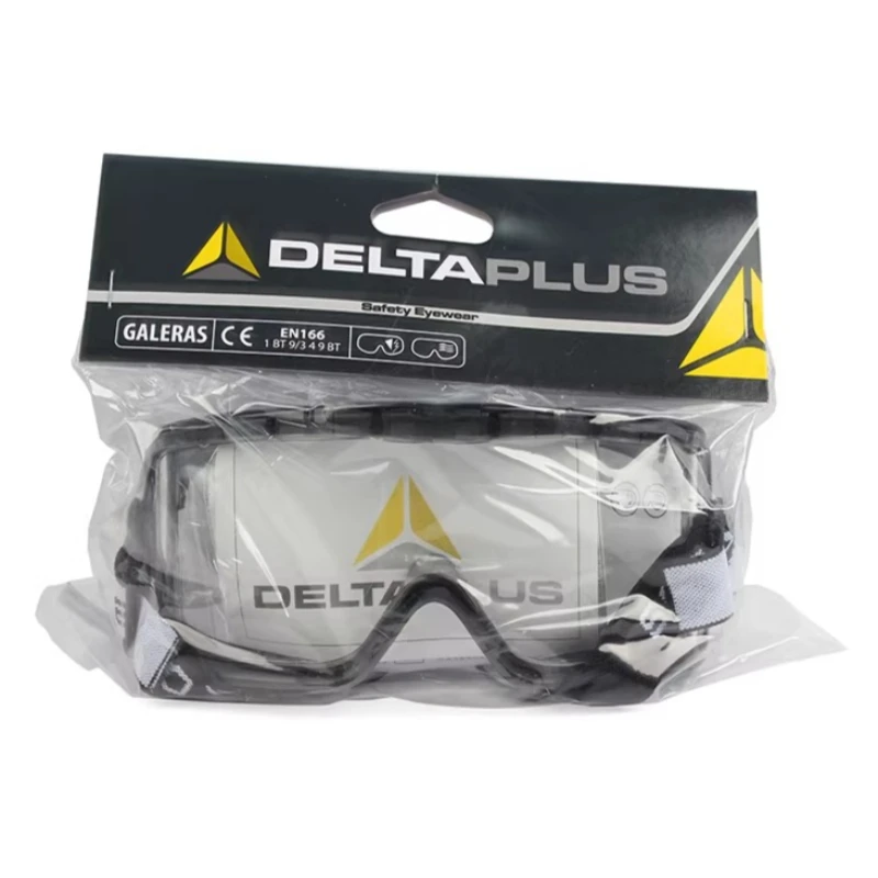 

1Pc Delta Plus 101104 Safety Goggles with Anti Fog Splash Impact Dust Glare Protection for Industrial Work