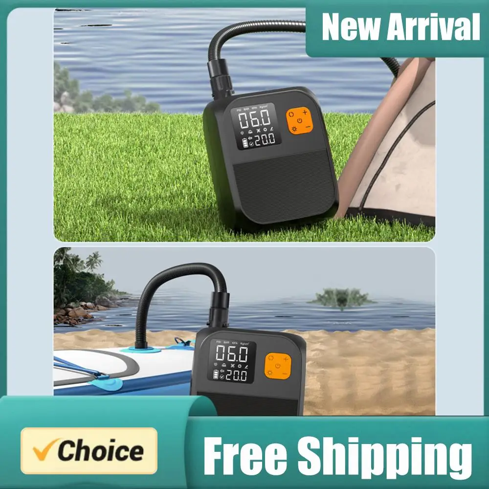 Electric Paddle Board Pump 25PSI SUP Pump Portable Electric Pump for Inflatable Stand Up Paddle Board Kayaks Boats