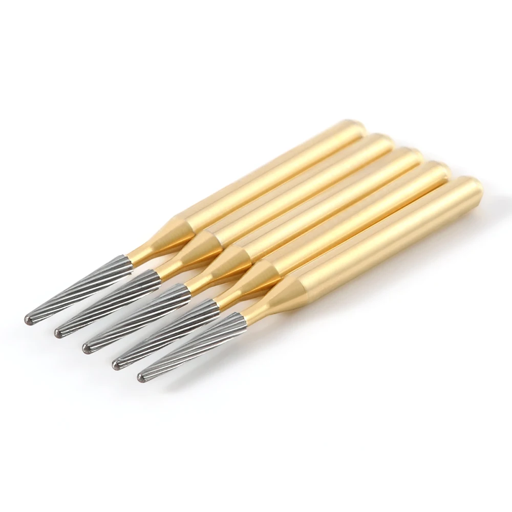 3 Boxen AZDENT Dentalbohrer aus Wolframkarbid FG-Bohrer zum Trimmen und Finishen Titan FG7114/7214/7714 für Hochgeschwindigkeits-Handstücke – Detail 6