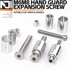 13/16mm M8 M6 Expansion Screw Handguard Handlebar End Plugs Screw Universal Handle Bar Expand Screw Motorcycle Accessories Screw