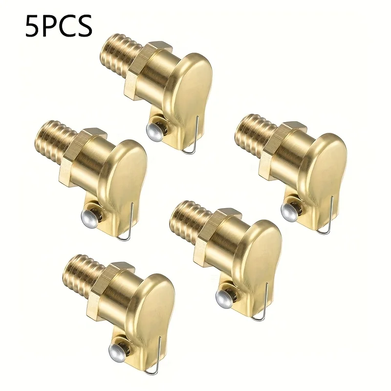 5 قطعة الثقيلة المعادن الربيع الشحوم كأس النفط قبعات M6x1 الموضوع الذهبي إنهاء قبعات دائم النفط الحاويات مزيتة الملحقات