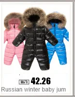 Winter Warm Down Jackets Boys Thicken Jumpsuit Parka Overalls Baby Toddler Girl Clothes Kids Snowsuit Children Clothing Set 2pcs