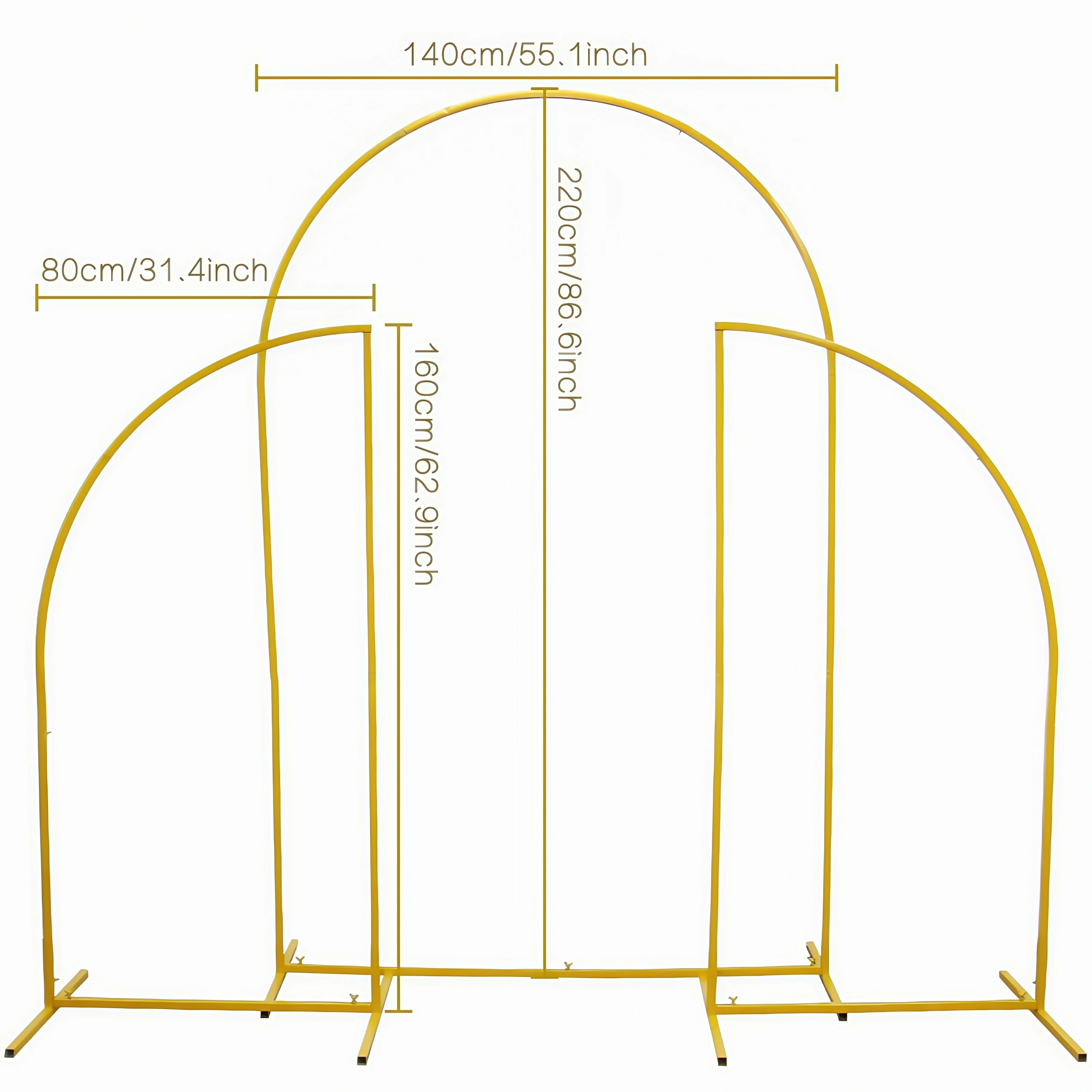 Crown Metal Arch Stand,3pcs Se - Wedding Balloon Arch recension och pris