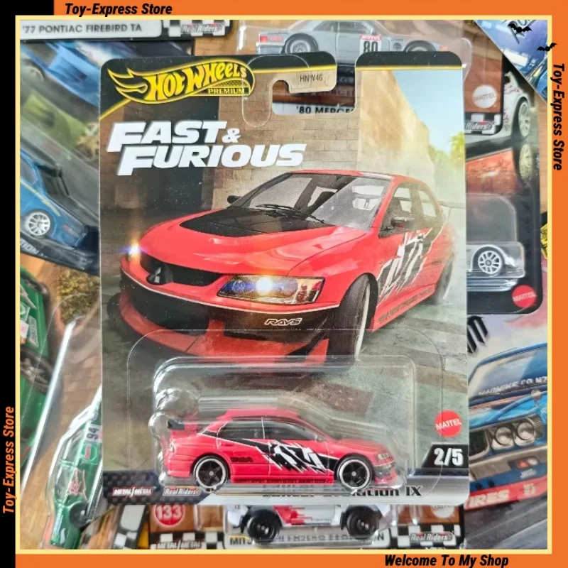 

Hot Wheels 2025 Premium Fast & Furious Hotwheels 2025 1/64 Модель автомобиля Lancer Evolution IX Коллекционный легкосплавный автомобиль для мальчиков Детские игрушки