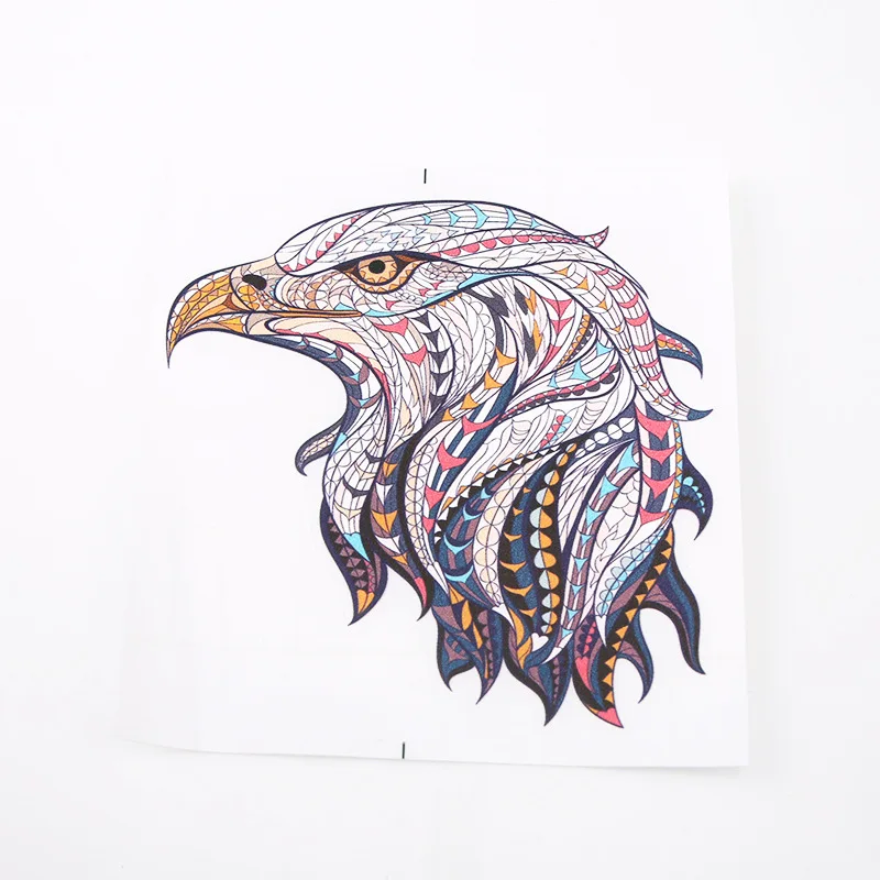 Cartoon Waterproof Painted Animal Lion Eagle Horse Glass Wall Sticker for Car Home Window Toilet Decora Sticker Classic Stickers