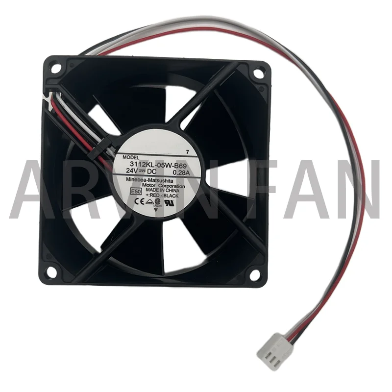 

Original 3112KL-05W-B69 3112KL-05W-B60 Original 24V 0.28A Silent Boring Machine Frequency Converter Cooling Fan