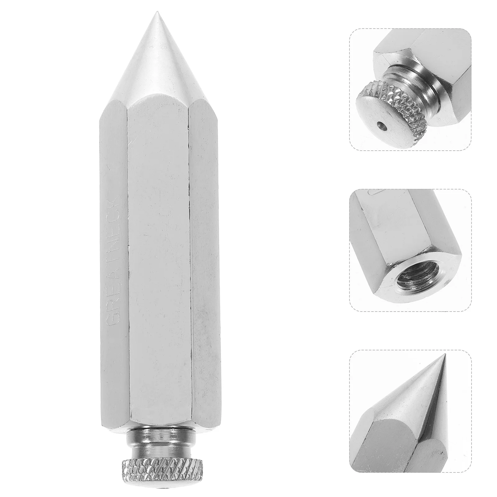 Doitool Plumb Bob Brass Plumb Alloy Steel Plumb Building Measuring S Hexagon Vertical Hammer Wire Hammer Pendant Metal