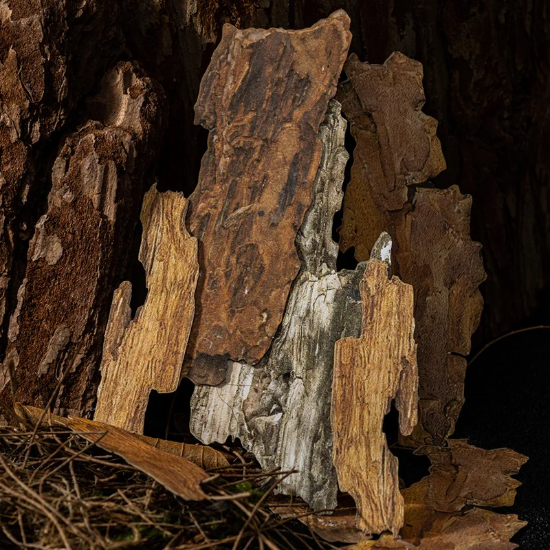 

20pcs/1lot Kawaii Scrapbook Stickers Natural Collection Junk Journal Gold Planner Stationery Decorative