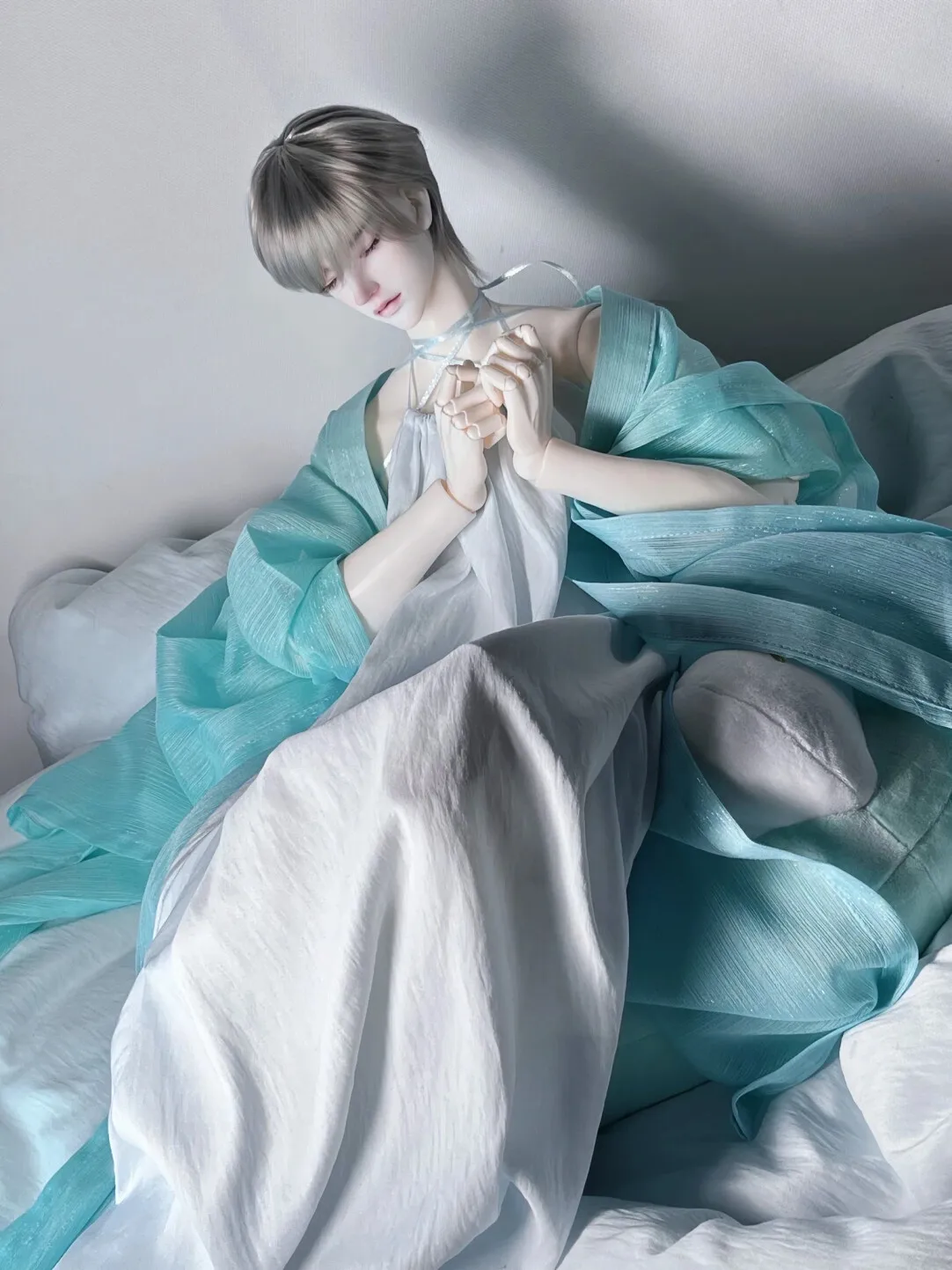 

New 1/3 Doll's Clothes for 75cm Bjd Doll Long Dress with Strap Dress Up Toys Play House Gift Fashion Doll Accessories, No Doll