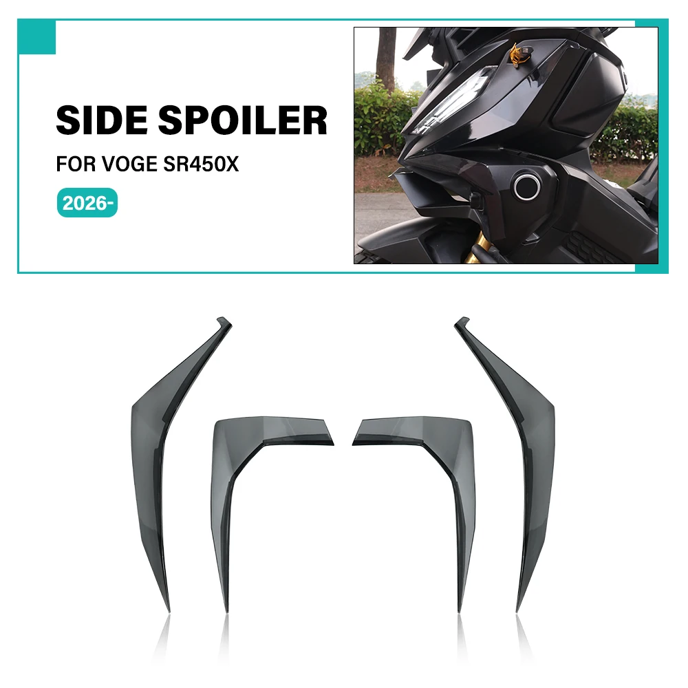 For Voge SR450X SR 450X SR450 X 2026- Motorcycle Accessories Air Deflector Windshield Leg Wind Deflector Side Spoiler