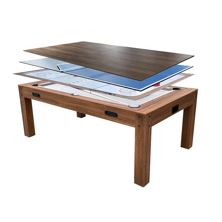 

American Billiards Leather Pocket 4 in 1 Standard Multipurpose Table