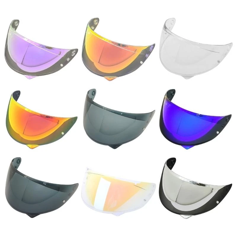R9CC High Performances Motorcycle Visors Wide View Helmets Visors PC Lens for Professional Racings & Trip for HJC C10