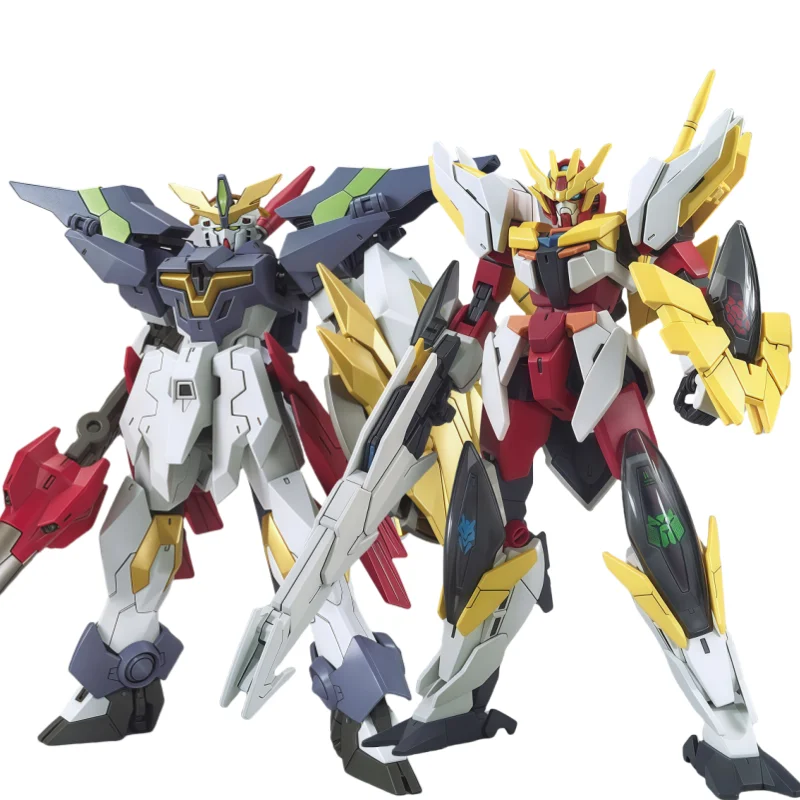 بانداي الأصلي الصلب بولا بناء شامل HGBD: R034 Gundam Beast Soul [Leeds] & R033 Gundam Holy Shield Knight لعبة مجمعة