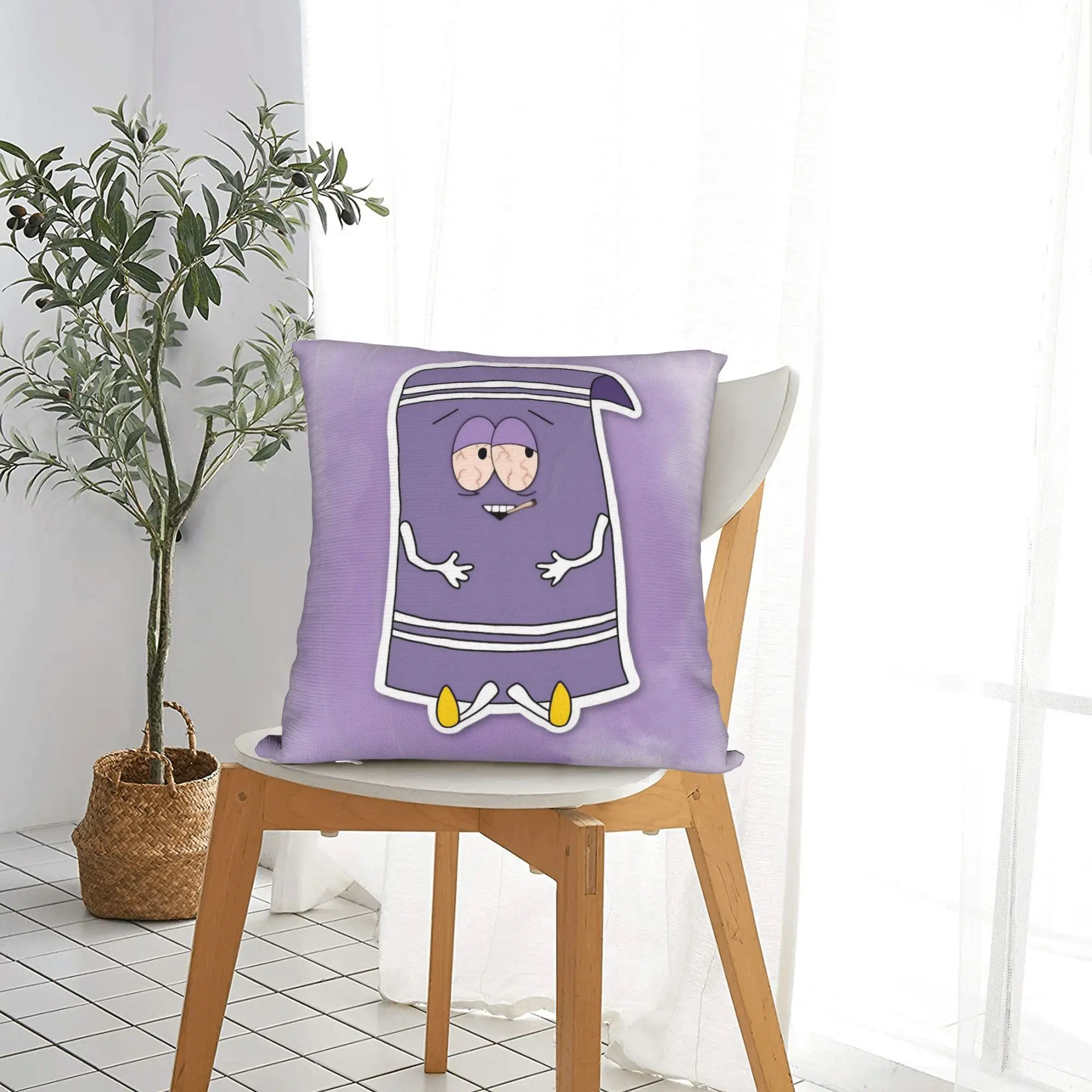 Souths Parks Cartoon Pillowcase Double-sided Printing Cushion Cover Decorations  Throw Pillow Case Cover Bedroom Square