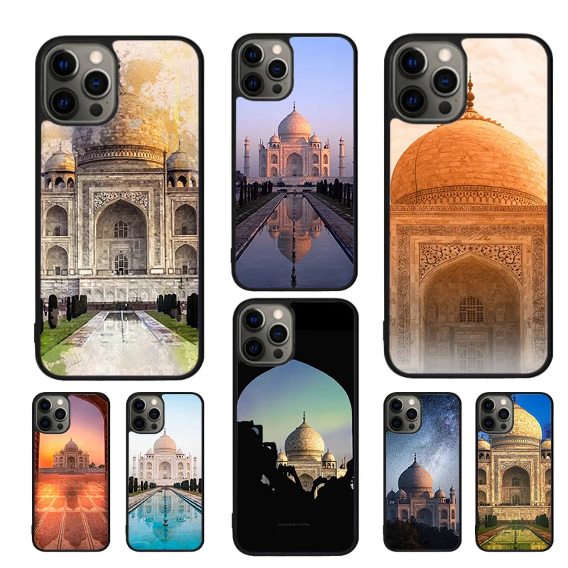 Taj Mahal India Mausoleum Phone Case For iPhone 16 15 14 11 12 13 mini Pro  XR XS MAX Plus coque Cover Shell