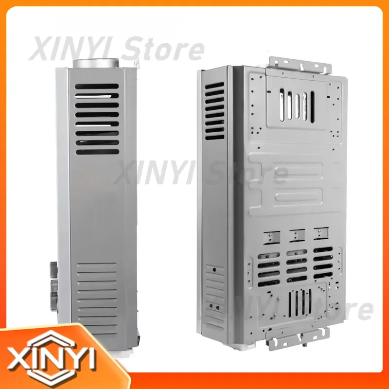 for Portable Gas Tankless Water Heater 6L-12L 16KW Copper Wall Mounted Outdoor Camping Shower Hot Water Geyser