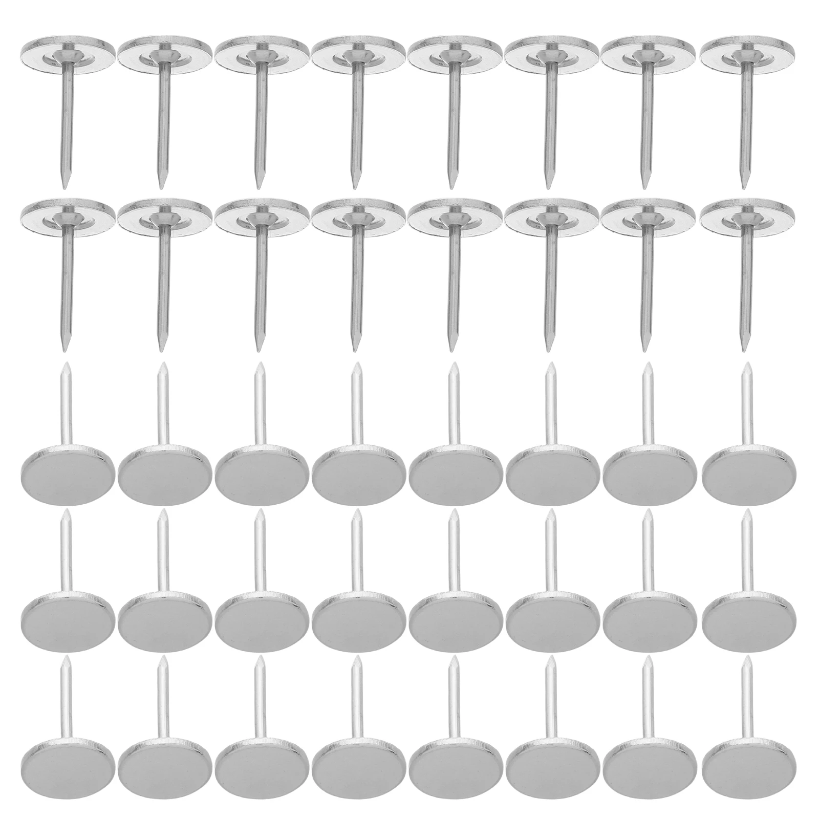 

150pcs Flat Head Tacks Decorative Upholstery Nails Furniture Pins Easy Installation Aesthetic Thumb Tacks