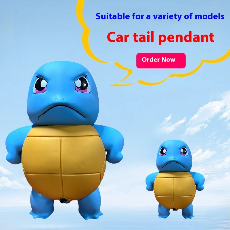 Anime nuevo pokemon Will Spray Squirtle juguete Kawaii Spray agua tamaño grande lindo modelo de dibujos animados juguetes nuevos populares accesorios de coche Jenny